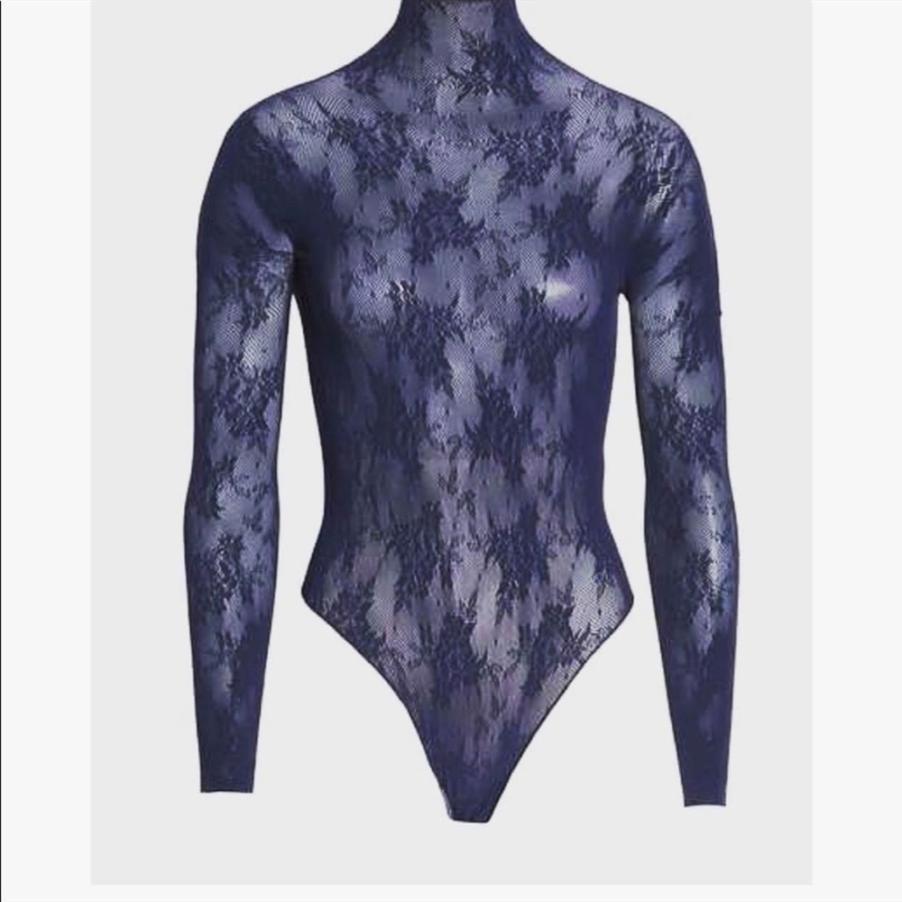Halogen see through thong bodysuit